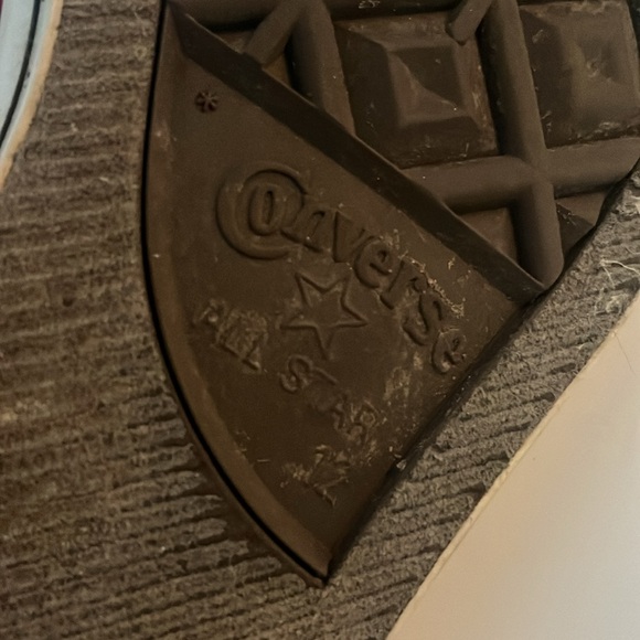 Red converse all star sneakers size 12 - Picture 6 of 10